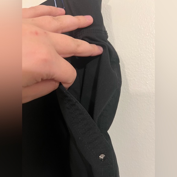 Purple Label Yoga By Healing Hands Women’s Black Scrub Pant Size XL - Picture 4 of 8